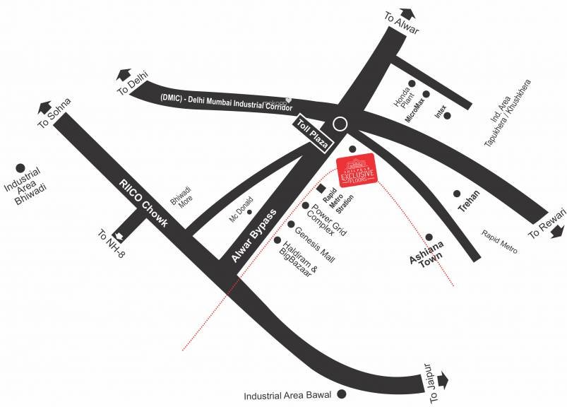 Shilpkar Exclusive Floors location map