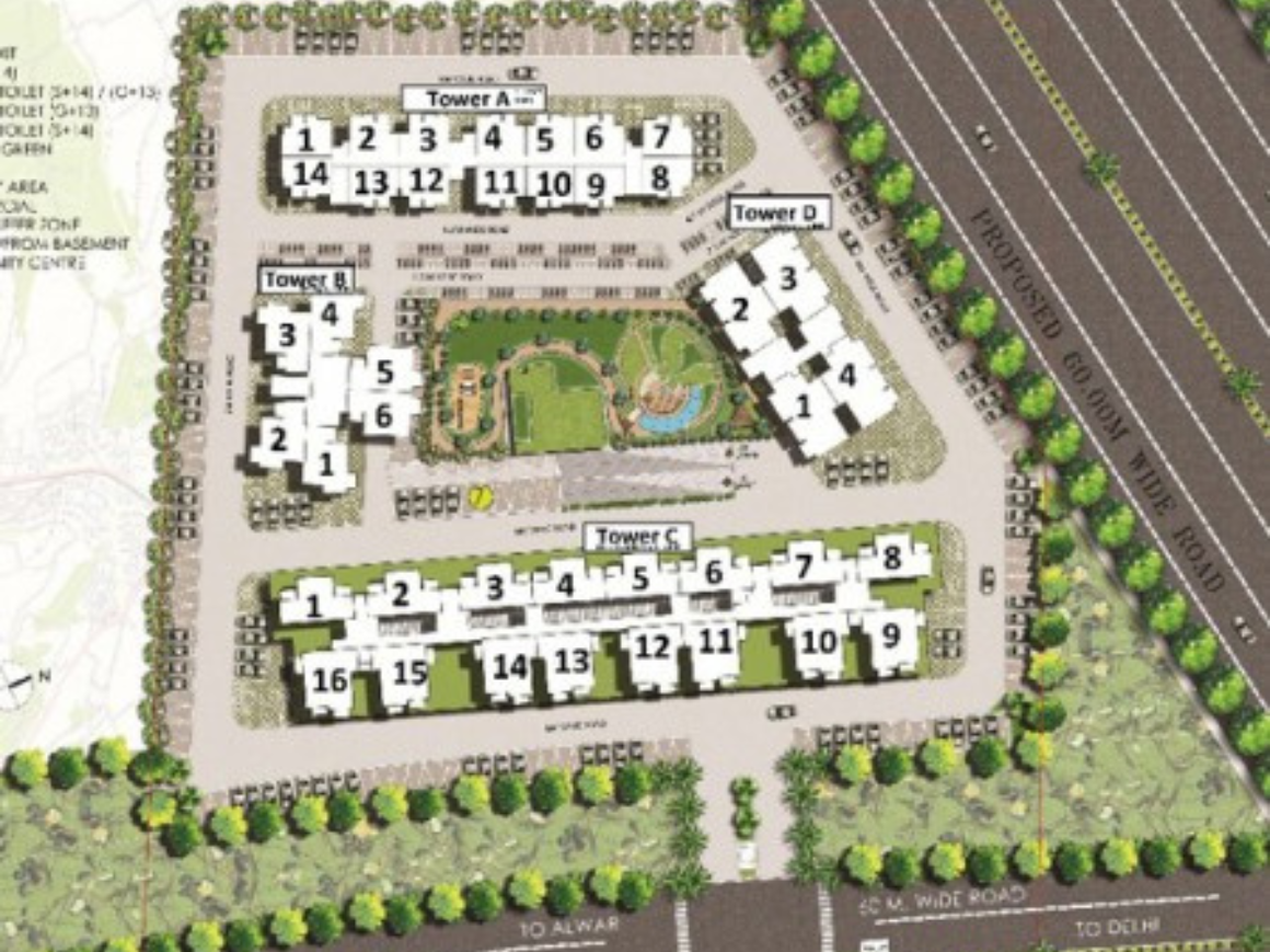 Krish Icon site plan